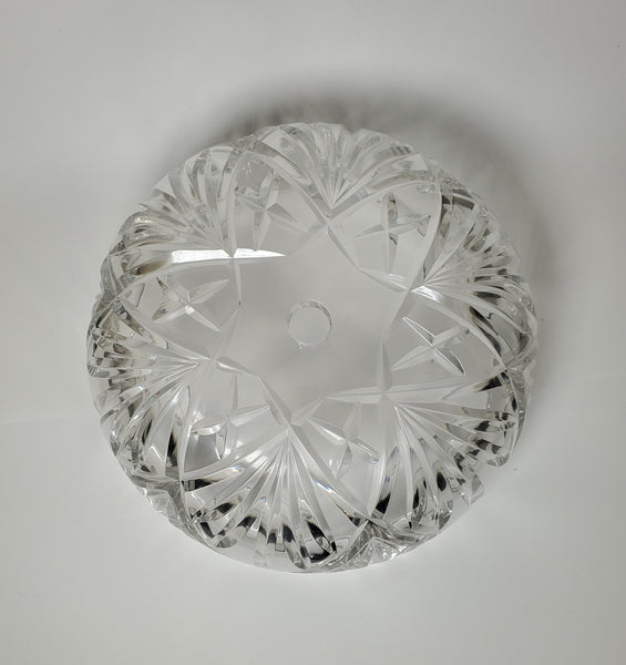 Waterford - Vintage 'Kilkea' Pattern Glass Ceiling Dome Light Fixture