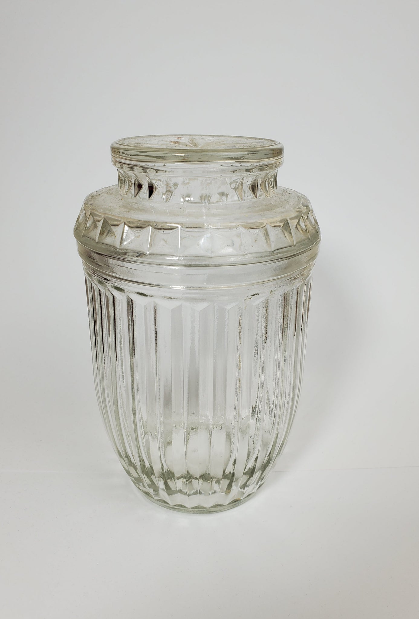 Anchor Hocking - Vintage Glass Lidded Jar