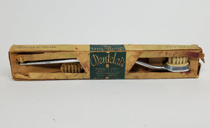 Dentclair - Vintage French Toothbrush in Box w/ 2 Replacement Brush Heads