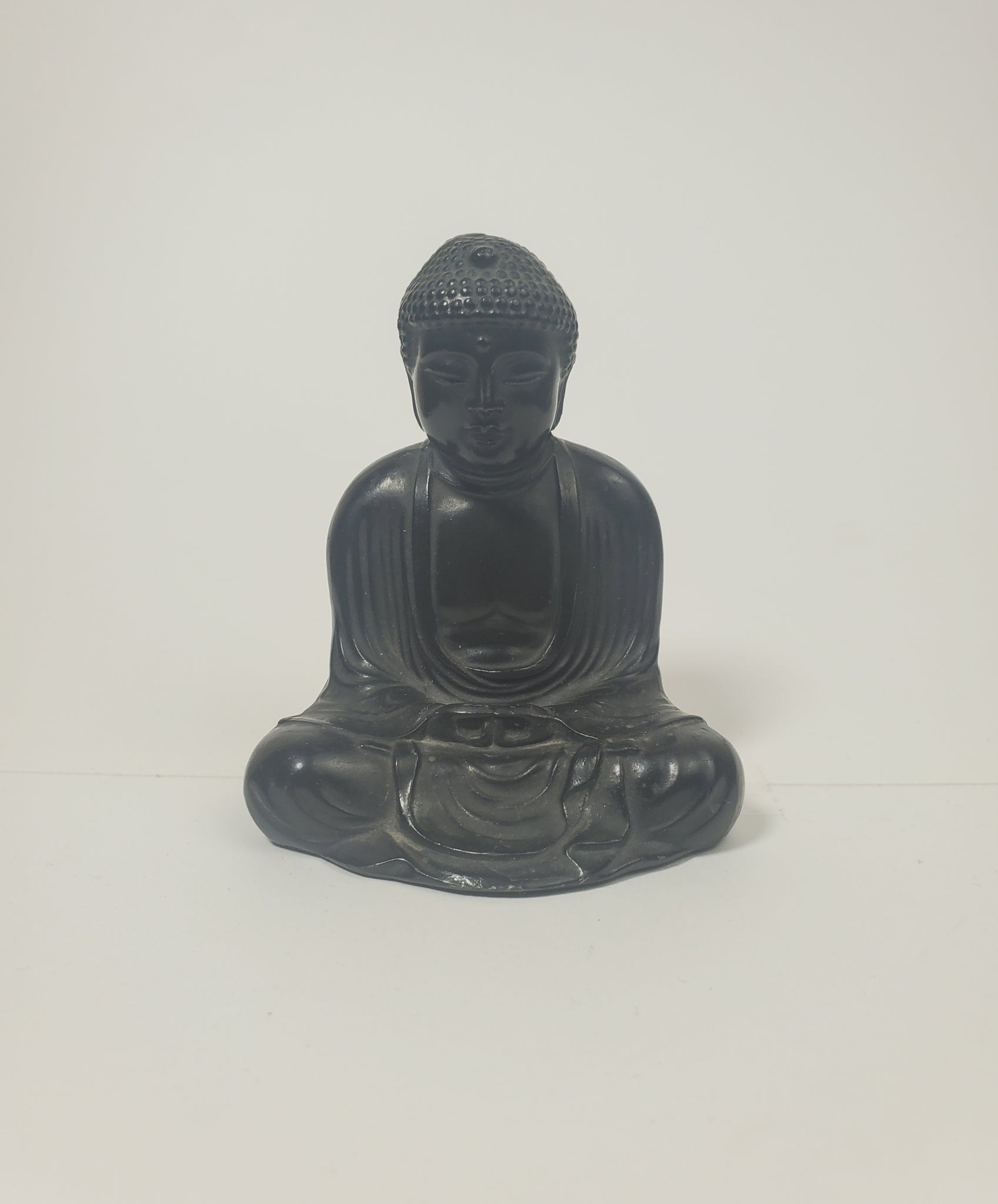 Small Seated Metal Buddha Statue