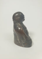 Vintage Primitive Carved Resin Buddha