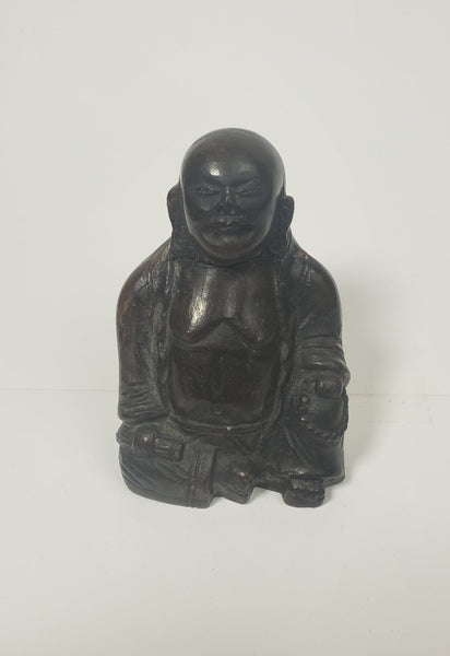 Vintage Primitive Carved Resin Buddha