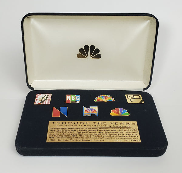 Limited Edition NBC Through the Years Historic Pin Set