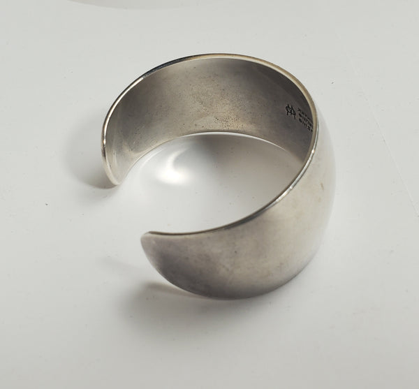Ove Wendt for Age Fausing Vintage Danish Sterling Silver Cuff Bracelet