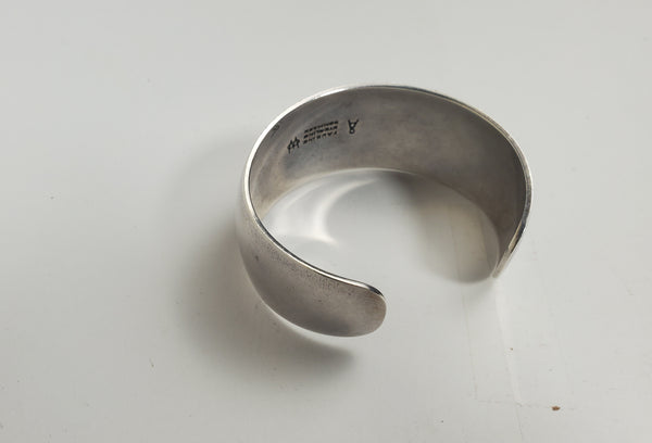 Ove Wendt for Age Fausing Vintage Danish Sterling Silver Cuff Bracelet