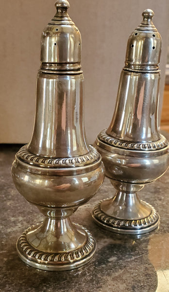 Empire - Weighted Sterling Silver Salt and Pepper Shaker Set
