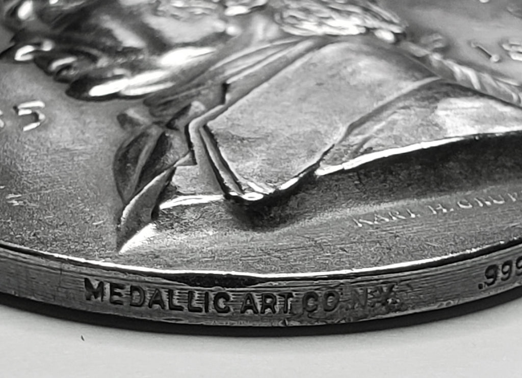 Medallic Art Co. - John Marshall LIMITED EDITION .999+ Pure Silver 1965 Medallion #413