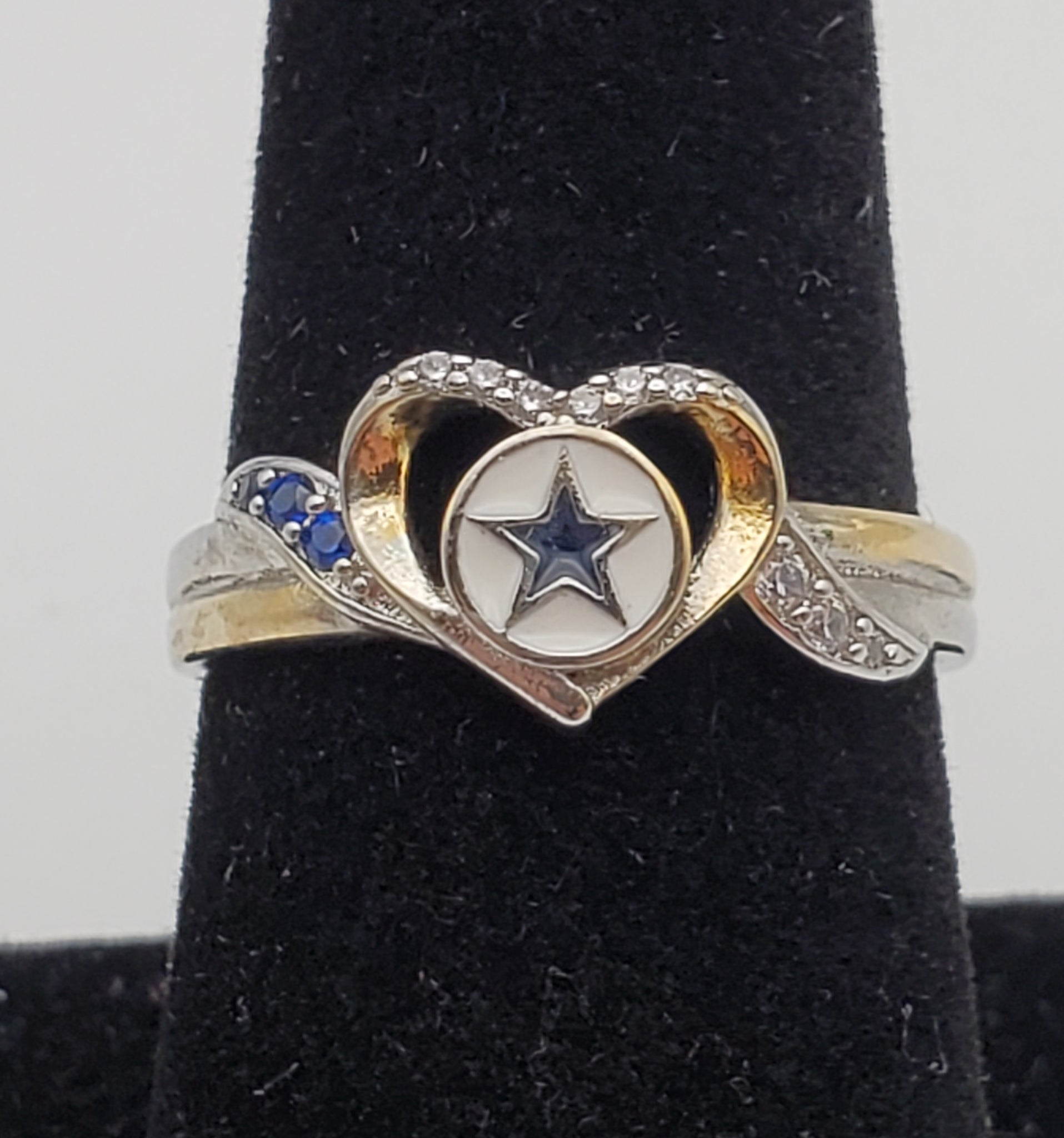 Dallas Cowboys Sterling Silver Ring - Size 7.5 – Home Again Vintage