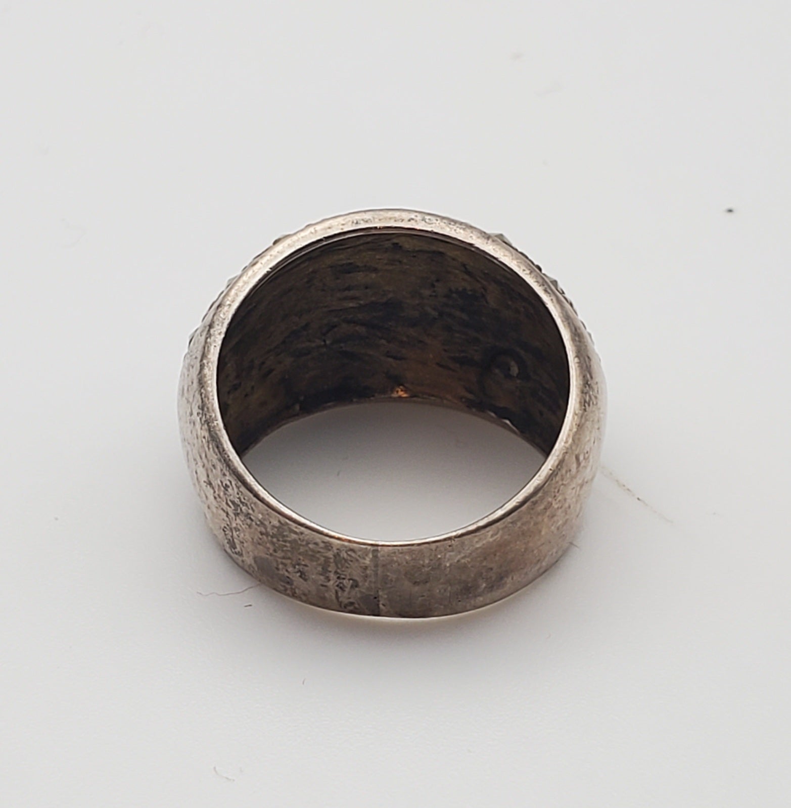 Vintage Sterling Silver Marcasite Ring - Size 7.5