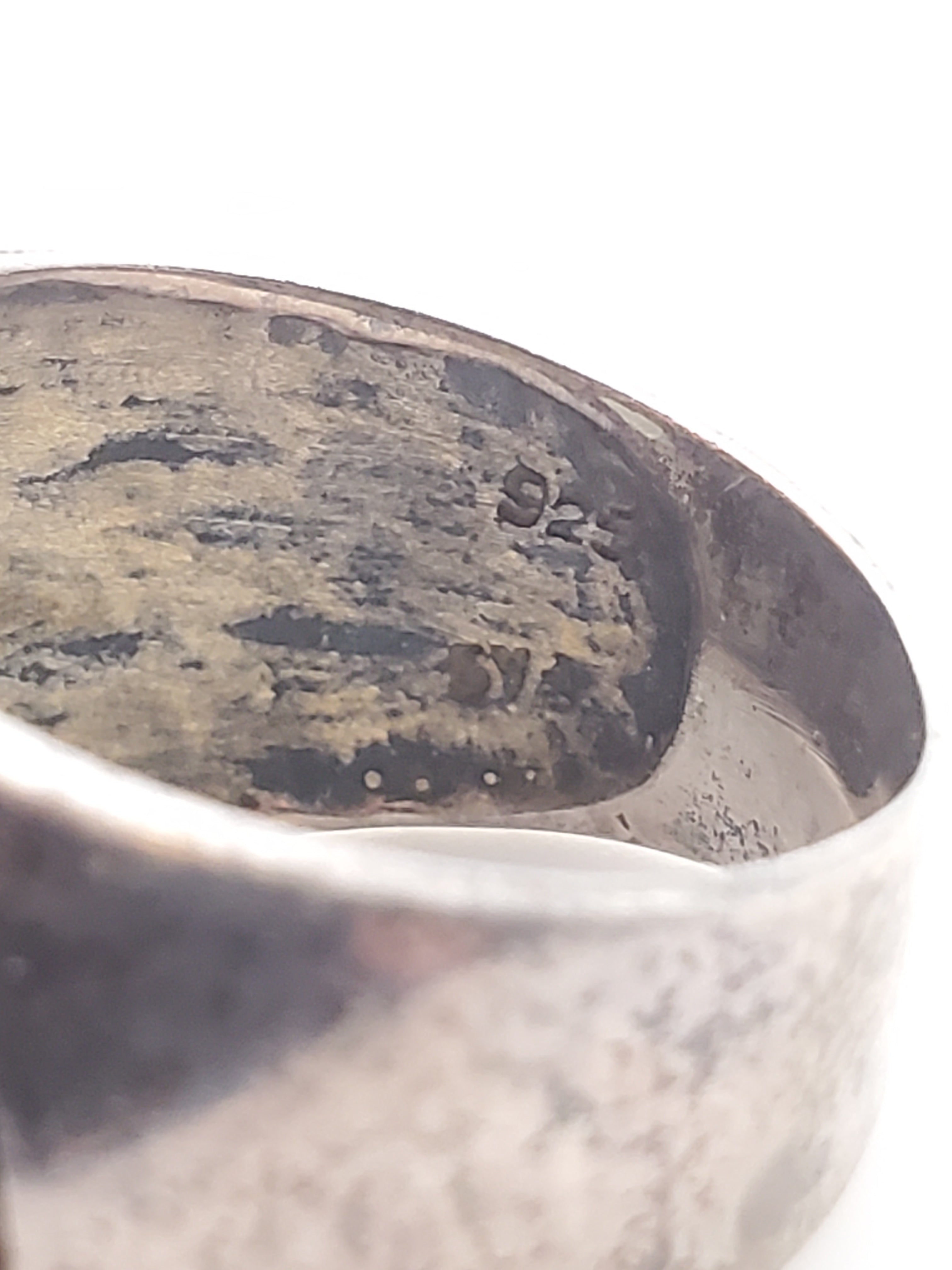 Vintage Sterling Silver Marcasite Ring - Size 7.5