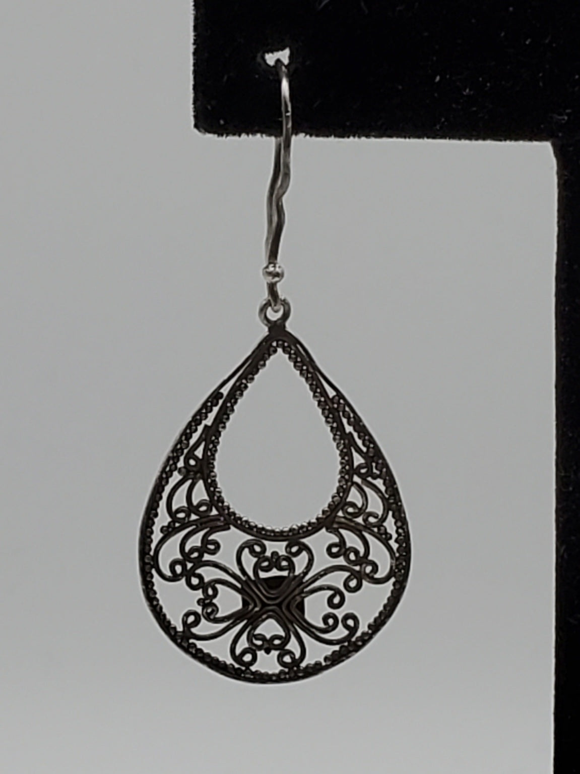 UNMATCHED Vintage Sterling Silver Filigree Dangle Earring