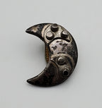 Brenda Schoenfeld - UNMATCHED Vintage Sterling Silver Crescent Moon Mexican Clip-On Earring