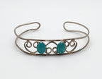 Vintage Delicate Handmade Turquoise Bracelet