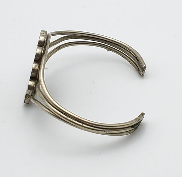 Vintage Handmade Inlaid Limestone Design Bracelet
