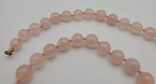 Single Strand Rose Quartz Beads - 24"