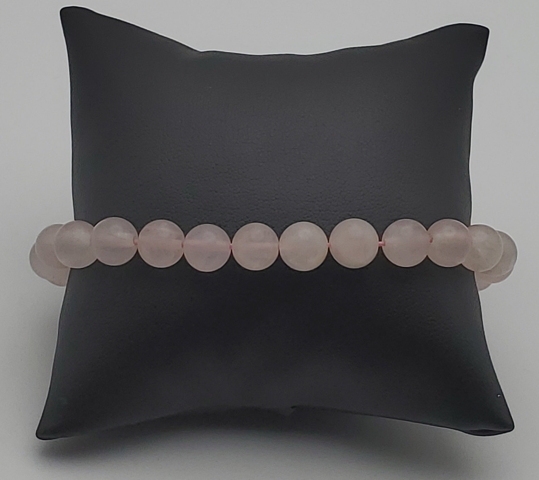Rose Quartz Beaded Stretch Bracelet