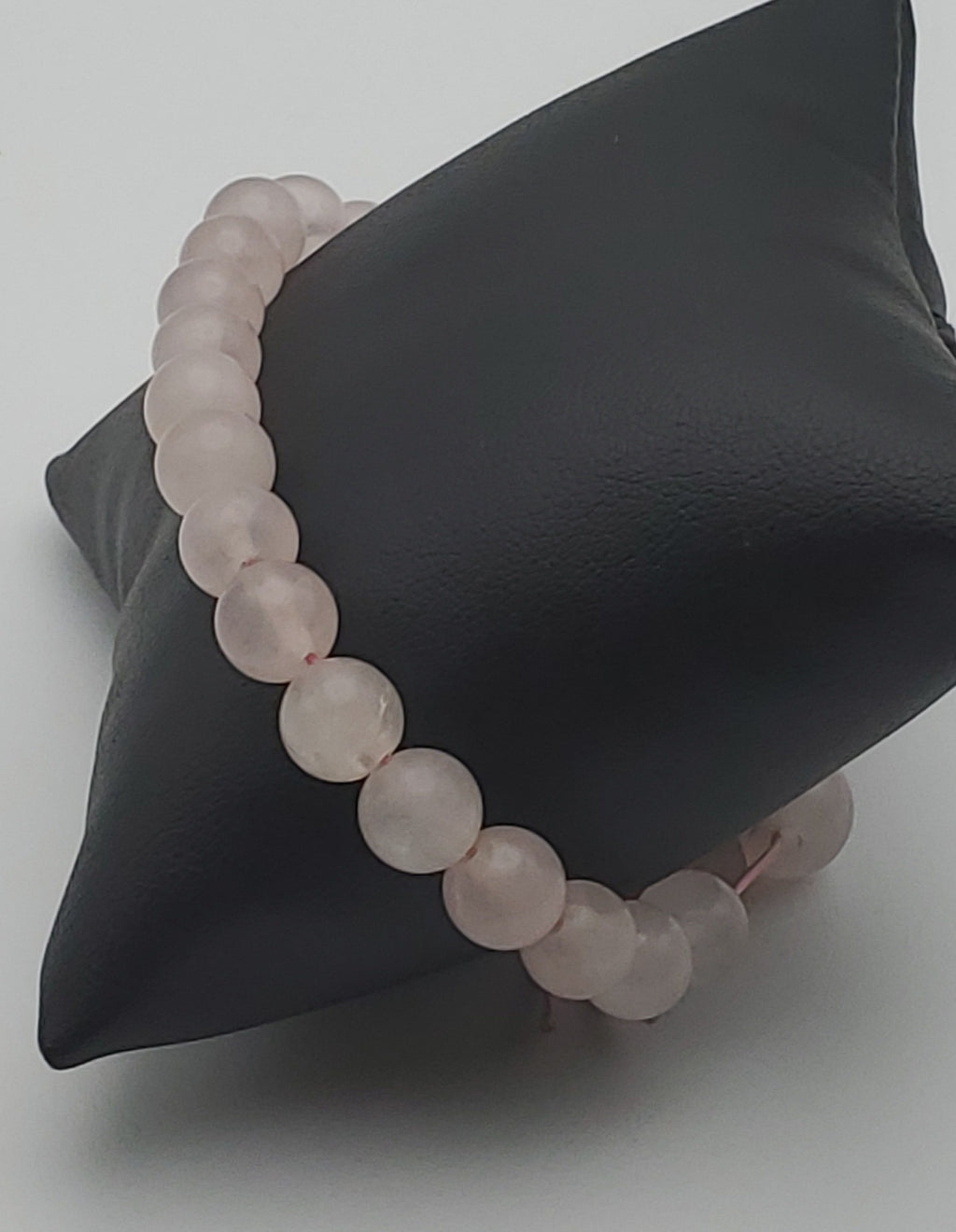 Rose Quartz Beaded Stretch Bracelet