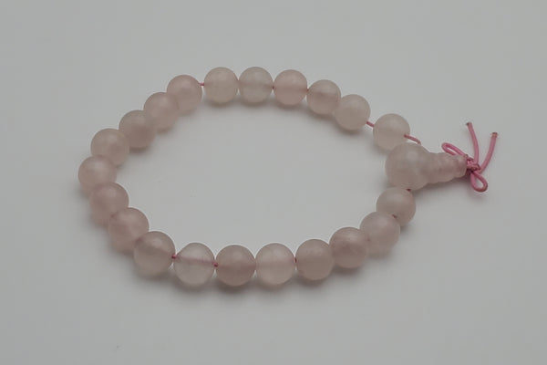 Rose Quartz Beaded Stretch Bracelet