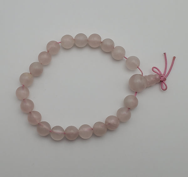 Rose Quartz Beaded Stretch Bracelet