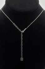Vintage "B" Pendant Sterling Silver Chain Necklace - 14" + 3.5"