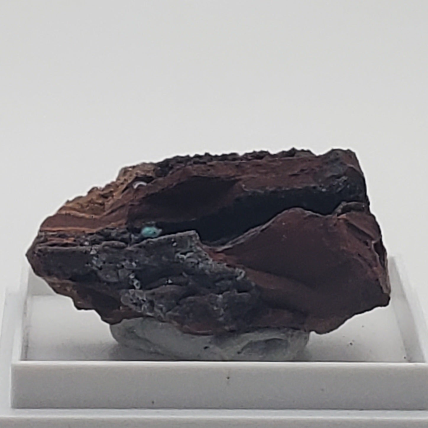 Agardite and Smithsonite Thumbnail Mineral Specimen - Christiana Mine, Greece