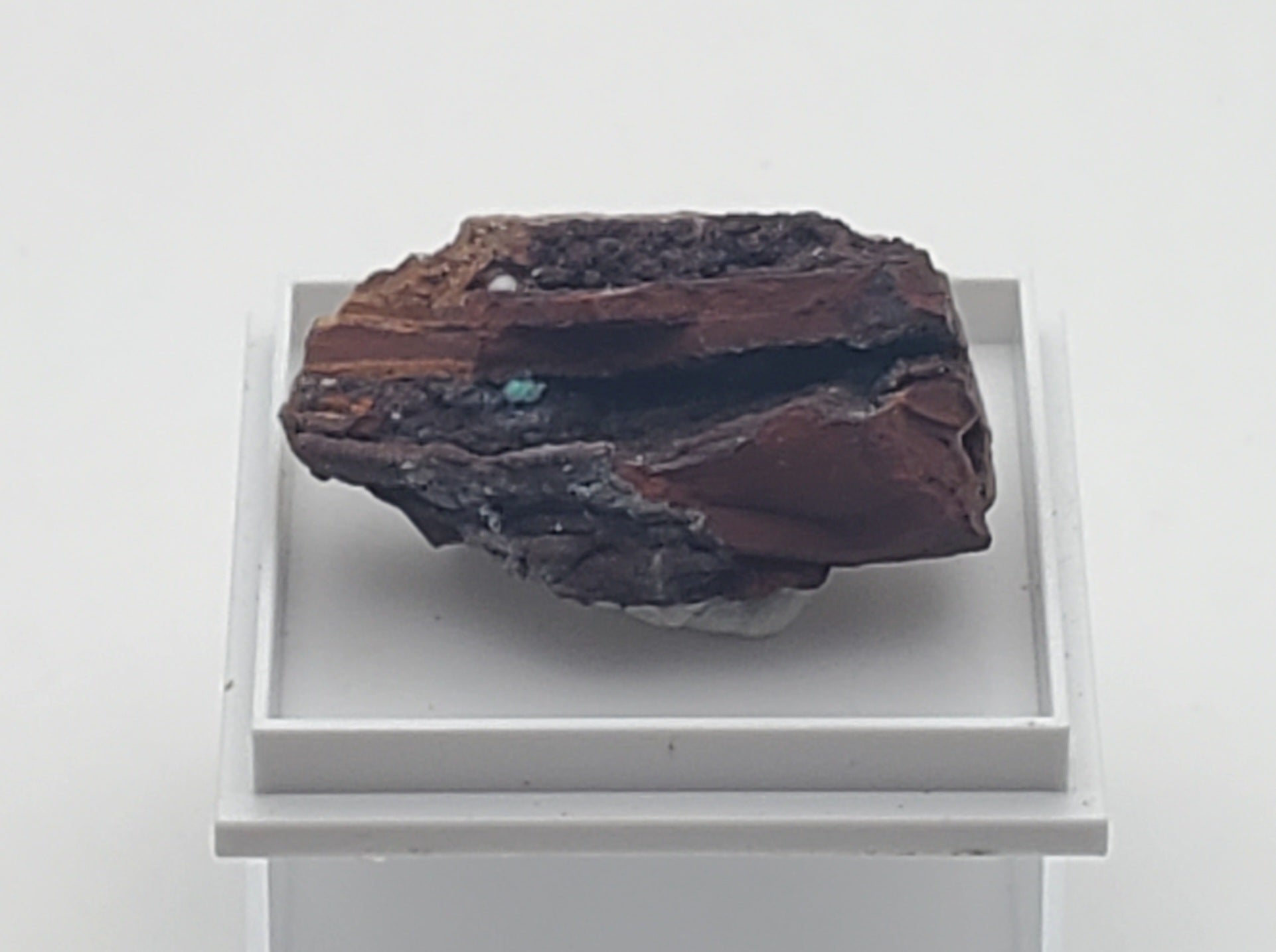 Agardite and Smithsonite Thumbnail Mineral Specimen - Christiana Mine, Greece