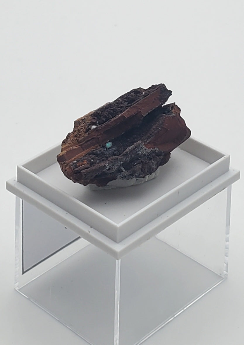 Agardite and Smithsonite Thumbnail Mineral Specimen - Christiana Mine, Greece