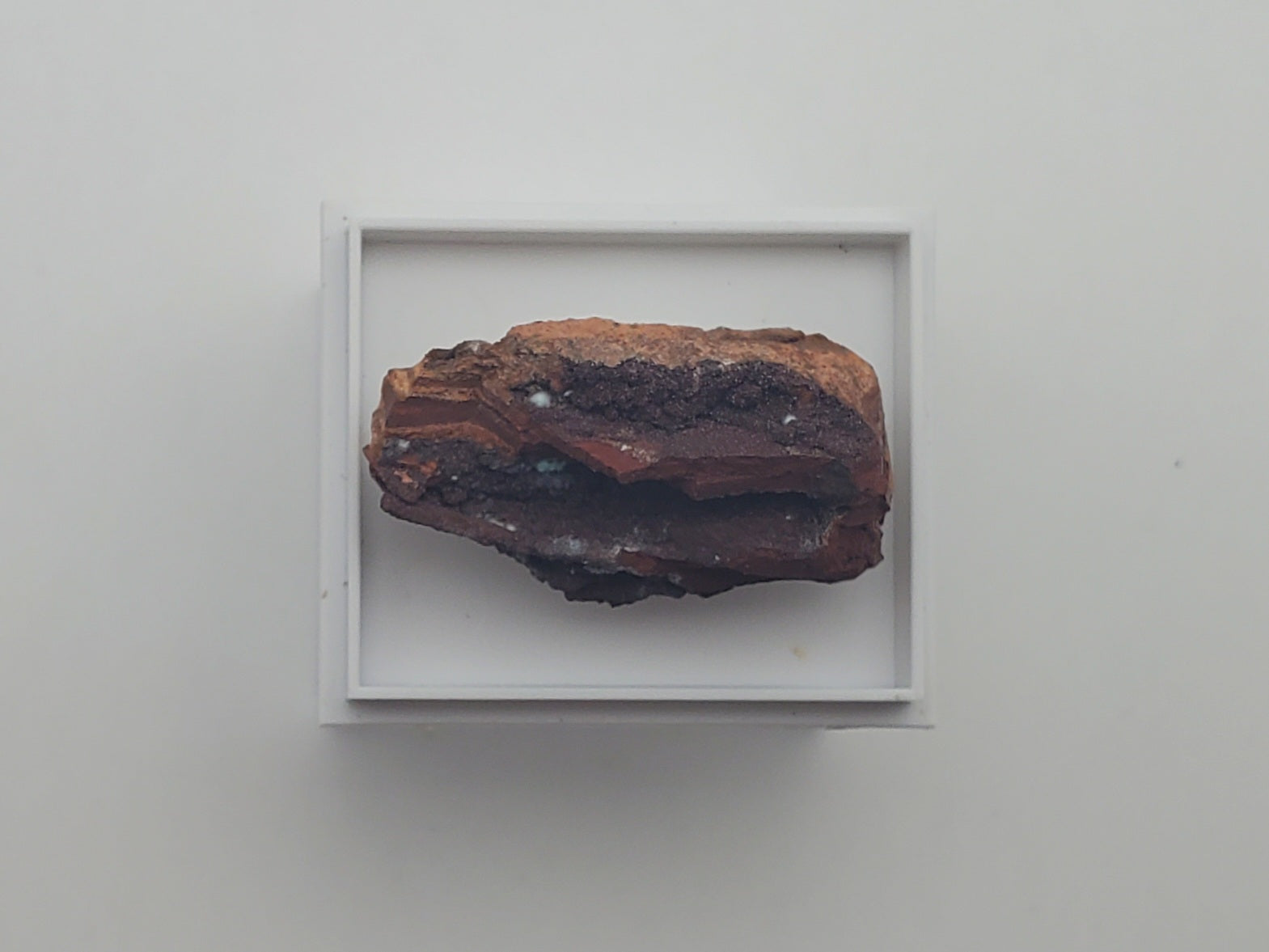 Agardite and Smithsonite Thumbnail Mineral Specimen - Christiana Mine, Greece