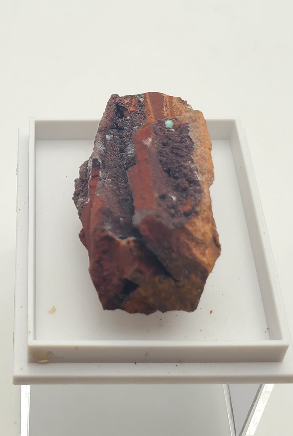 Agardite and Smithsonite Thumbnail Mineral Specimen - Christiana Mine, Greece