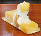 Carved Soapstone Sphinx