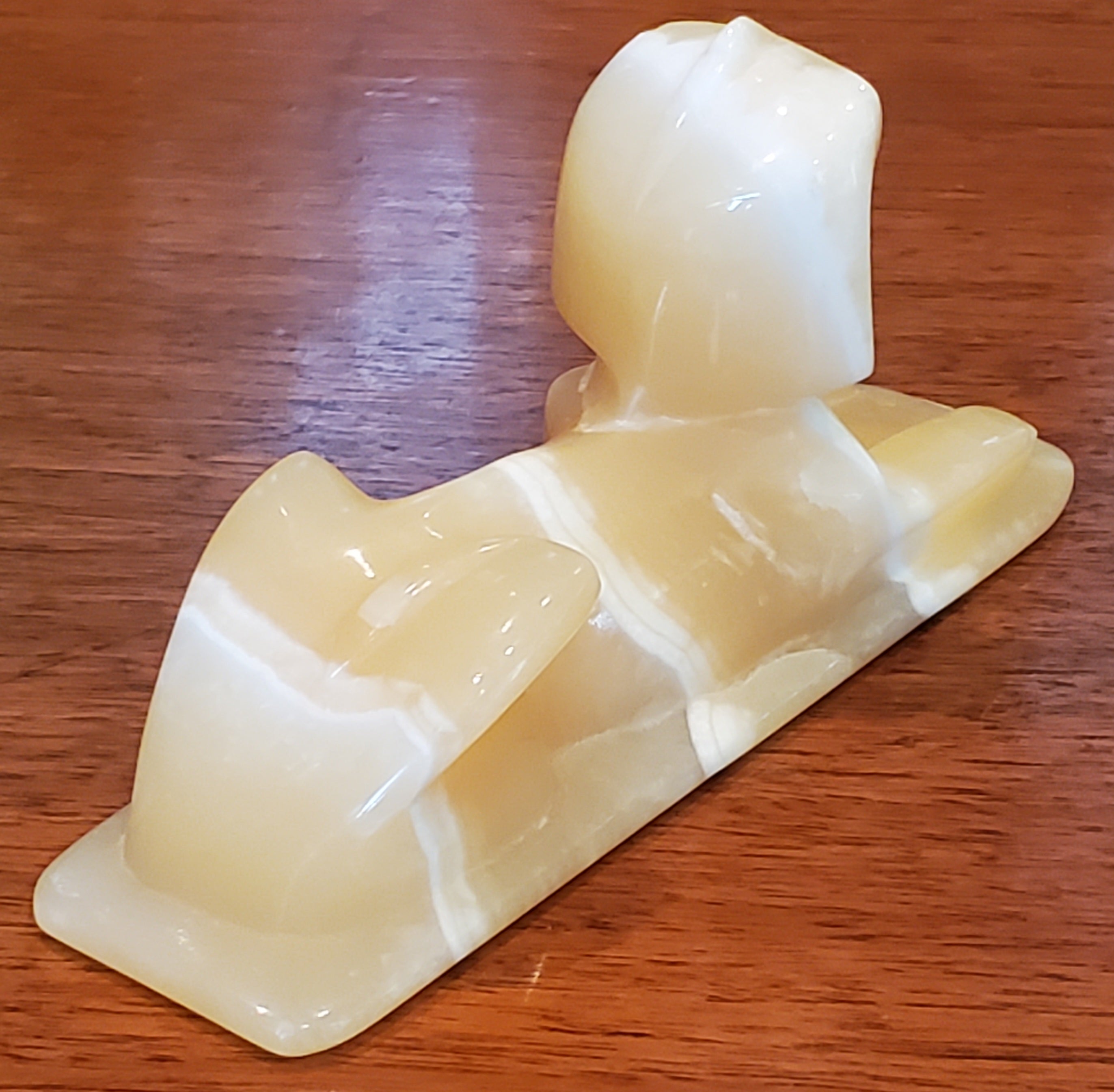 Carved Soapstone Sphinx