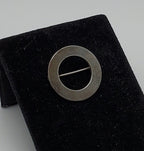 Jewel Art - Vintage Sterling Silver Hoop Brooch