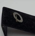 Jewel Art - Vintage Sterling Silver Hoop Brooch