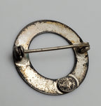 Jewel Art - Vintage Sterling Silver Hoop Brooch