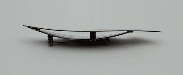 Beau - Vintage Sterling Silver Modern Design Brooch