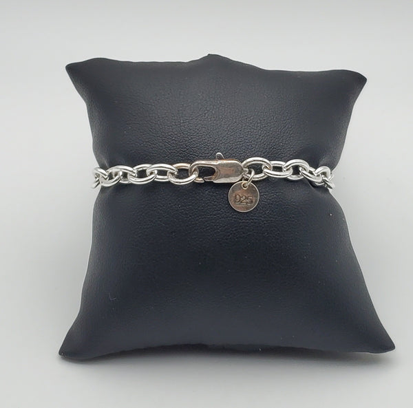 Sterling Silver Charm Bracelet - 6.5"