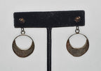 Anita Whitegoat - Vintage Inlaid Mother of Pearl Sterling Silver Earrings