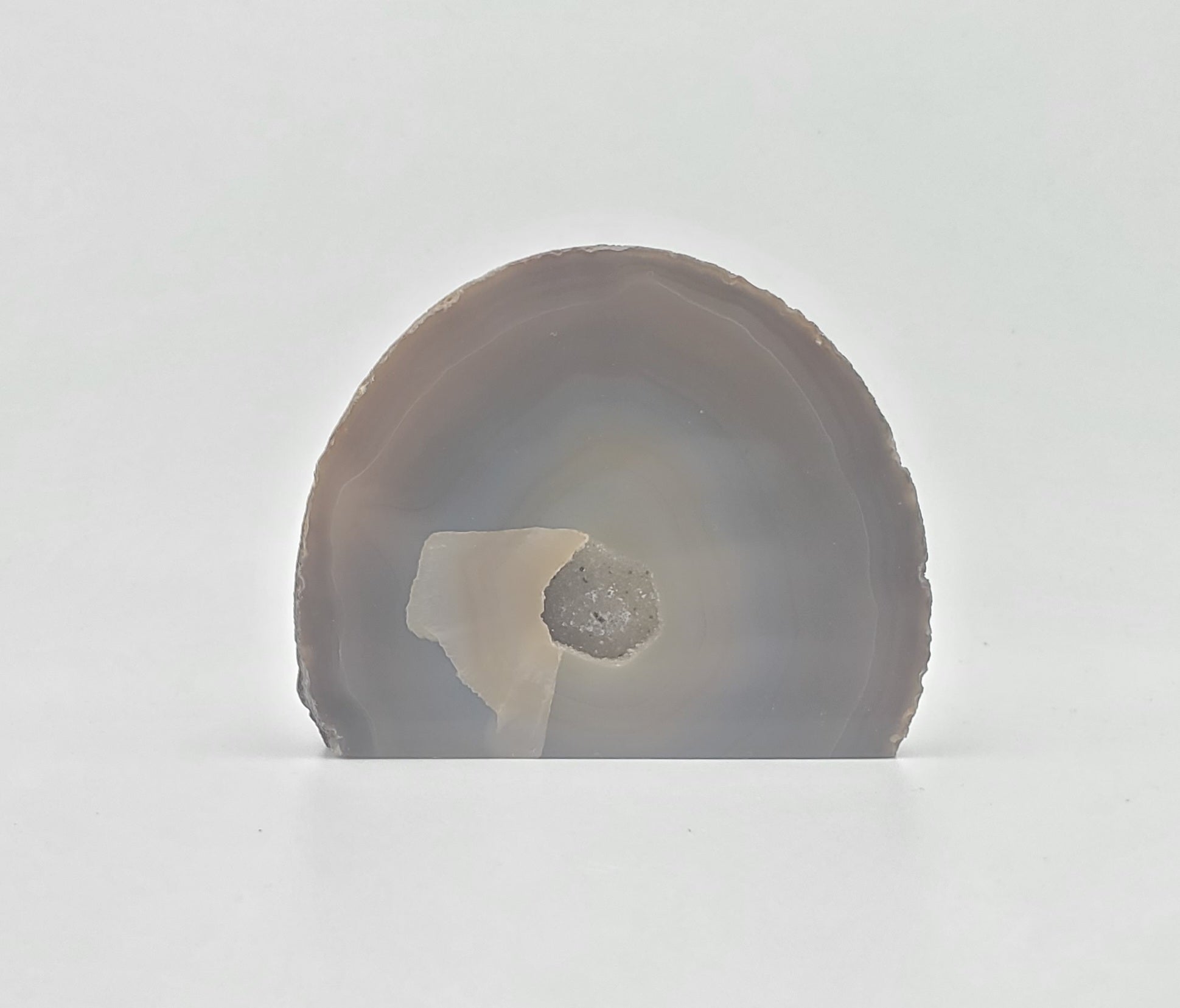 Polished Agate Geode Half