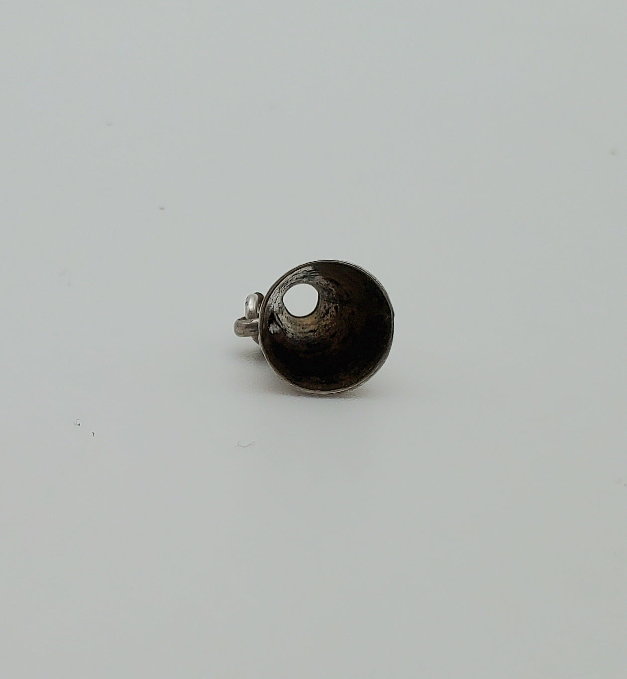 Vintage Sterling Silver Bullhorn Charm