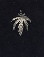 Vintage Pewter Palm Tree Charm