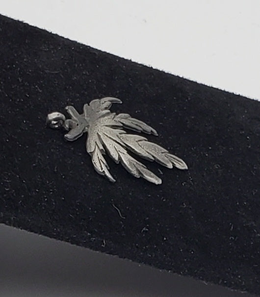 Vintage Pewter Palm Tree Charm