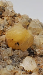 Rutile Quartz Crystal Cluster Mineral Specimen on Matrix - Pakistan