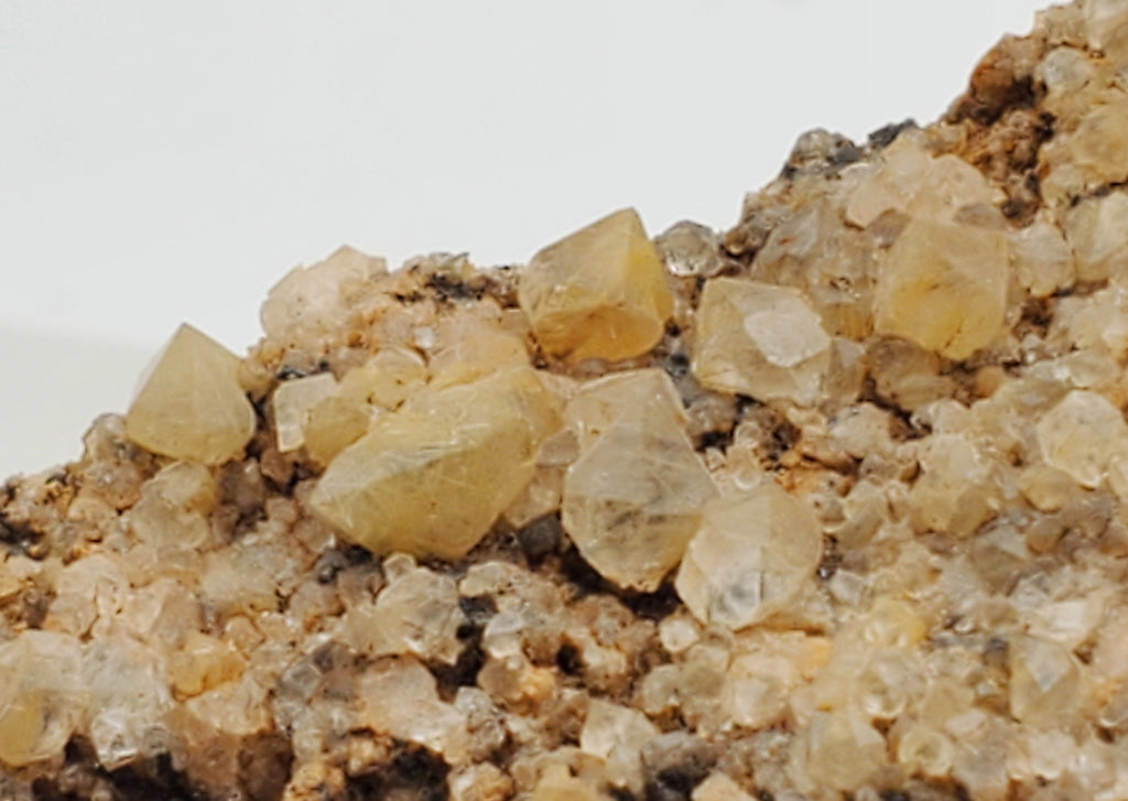 Rutile Quartz Crystal Cluster Mineral Specimen on Matrix - Pakistan
