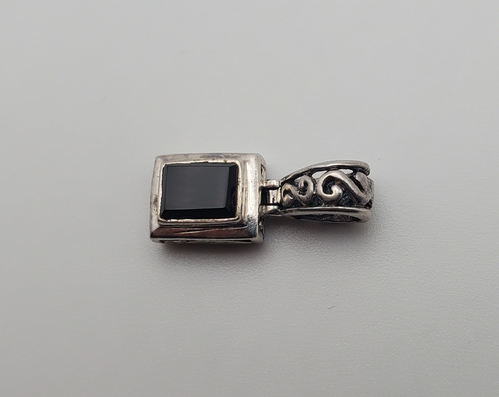 Sterling Silver Black Onyx Pendant