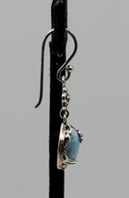 SINGLE UNMATCHED Larimar Sterling Silver Dangle Earring