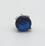 SINGLE UNMATCHED Dark Blue Crystal Stud Earring