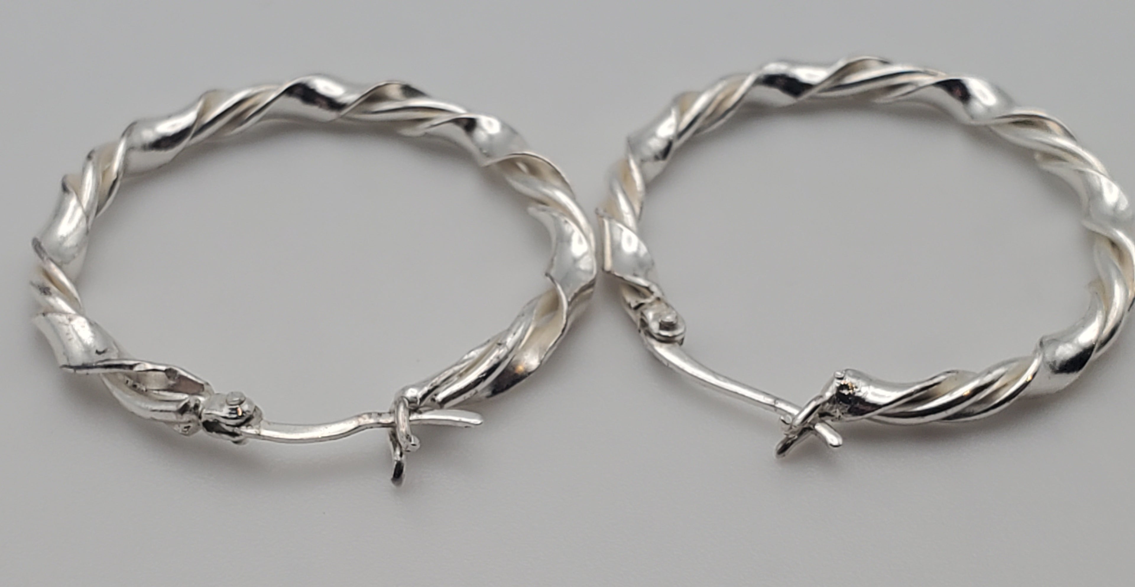Vintage Twisted Hoop Earrings