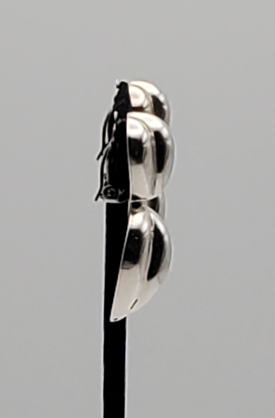 Zina - Vintage Sterling Silver Clip-On Earrings