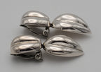 Zina - Vintage Sterling Silver Clip-On Earrings