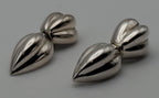 Zina - Vintage Sterling Silver Clip-On Earrings